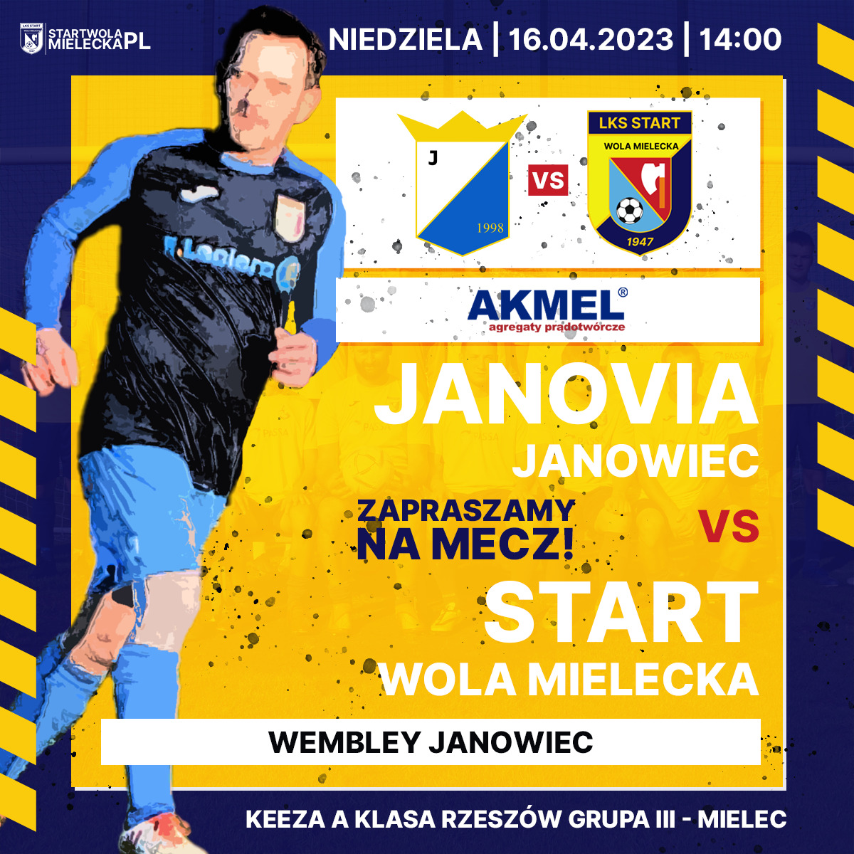 plakat mecz JAN SWM